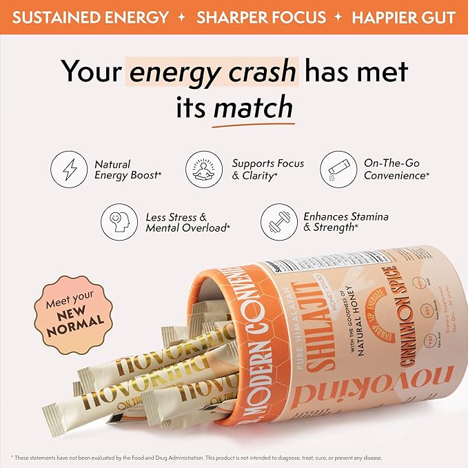 400mg Himalayan Shilajit for Men with Honey - Cinnamon, On-The-Go Energy Sticks & Immune Support for Women | 75%+ Fulvic Acid | 85+ Trace Minerals, 100% Natural, Pack of 30