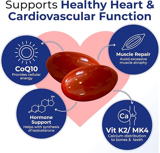 Xtendlife Xtend-Quinol 100mg CoQ10 Ubiquinol and 50mg GG (Geranylgeraniol) Supplement for CoEnzyme Q10 Production, Heart Health, Cellular Energy, and Aging Health - 4 Month Supply (Pack of 2)