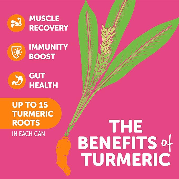 ZYN Turmeric Wellness Drink 6 (Pack), Mixed Berry Flavored Turmeric Curcumin Drink with Black Pepper, No Added Sugar, Low Carb & Low Calorie Drink, Clean Alternative