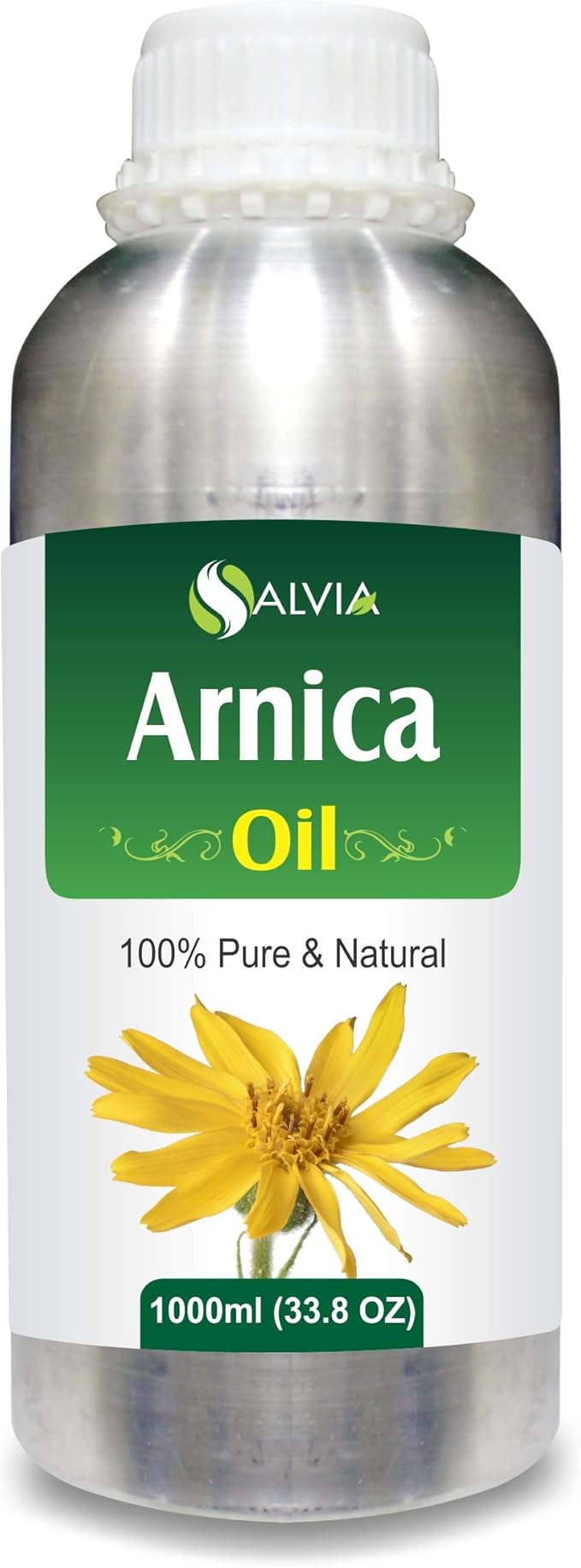 Salvia Arnica Essential Oil 100% Pure & Natural Organic Standard Grade Oil Aromatherapy Oil (33.8 Fl Oz)