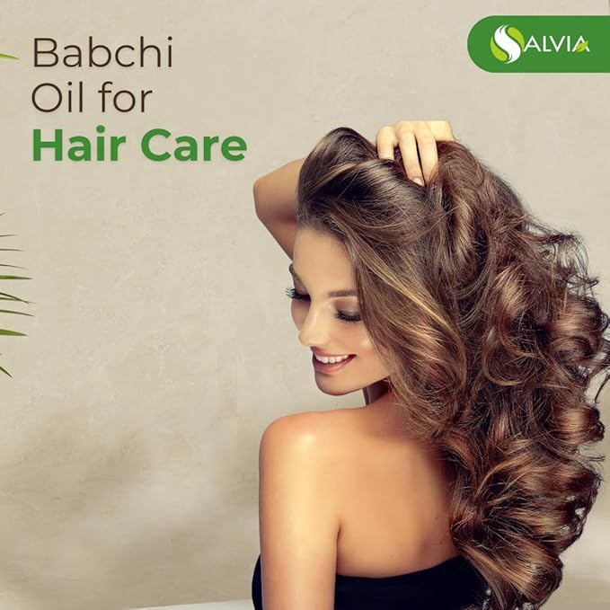 Salvia Babchi Oil (Psoralea Corylifolia) 100% Pure & Natural Undiluted Uncut Cold Pressed Carrier Oil | Use for Aromatherapy | Therapeutic Grade (33.80 Fl oz)