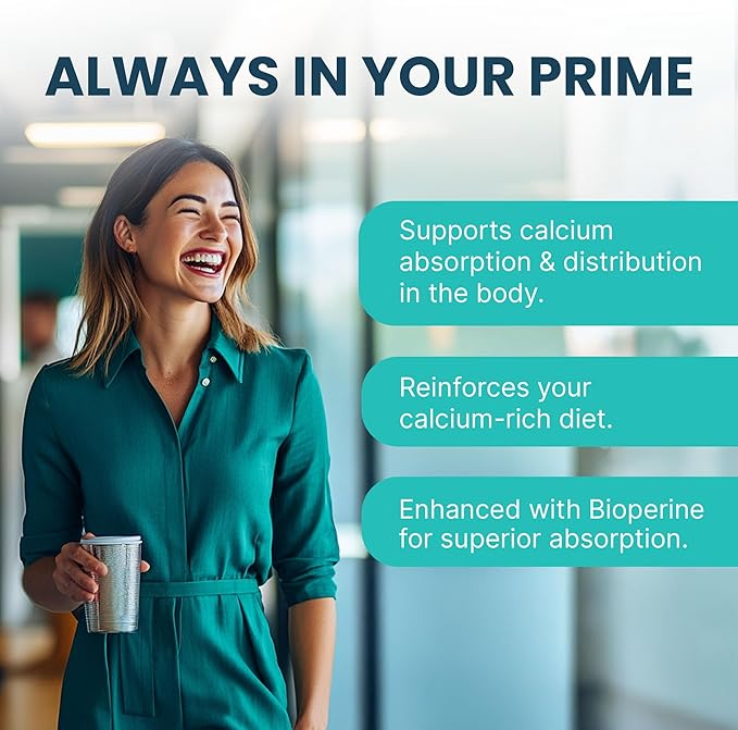 4-in-1 Calcium Supplements for Women and Men - Calcium with Vitamin D3 K2 5000 IU Supplement, 601mg per Serving for Heart, Bones & Body Defenses - Gluten-Free, Vegan-Friendly (480 ct)