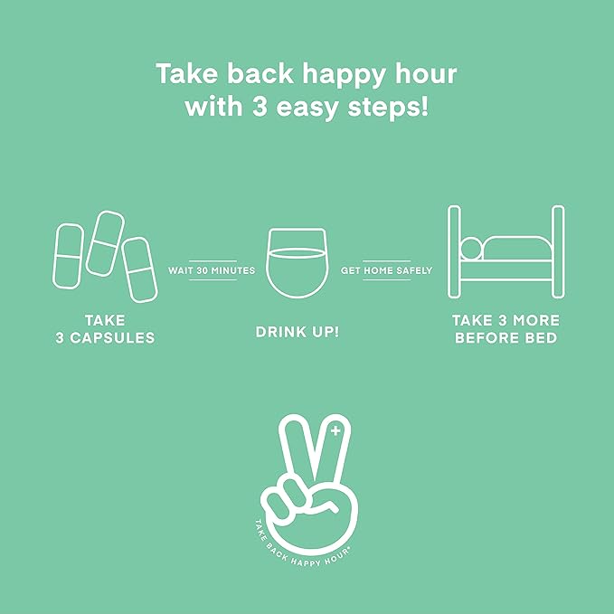 A dose of Recovery|Liver Detox | Made in USA | USDA | Hydration Support for Better Morning Recovery Asian Flush | Dihydromyricetin DHM, Quercetin, Vitamin B, Milk Thistle, Prickly Pear, | (45 Pills)