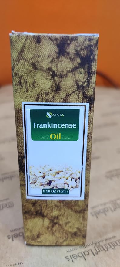 Salvia Frankincense Organic Standard Undiluted Essential Oil, 15ml