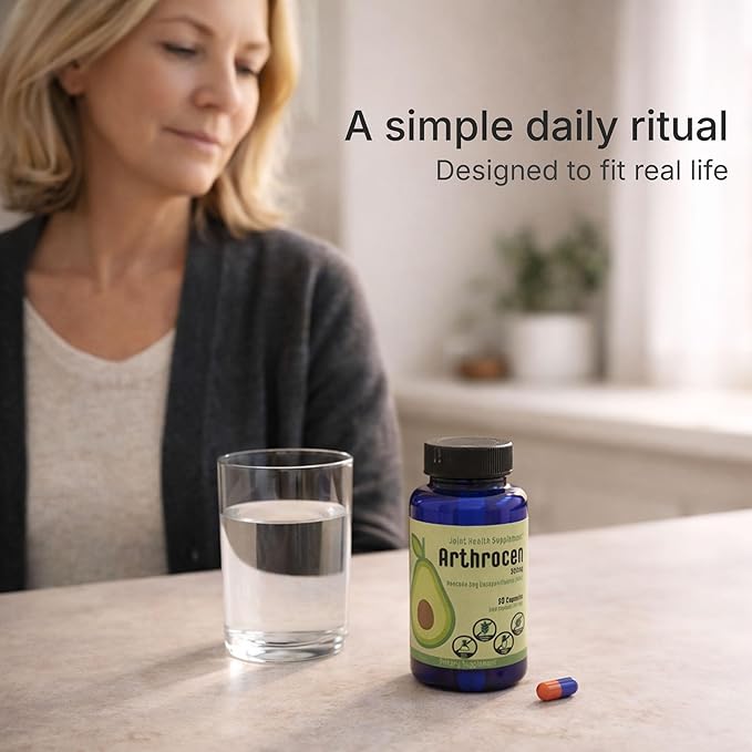 Joint Health Supplement with 300 mg ASU (Avocado Soy Unsaponifiables) – Supports Joint Mobility & Cartilage – Plant-Based Daily Joint Support – Non-GMO, Gluten & Dairy Free – 180-Day Supply