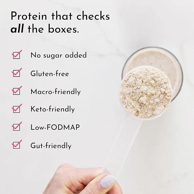 JUST INGREDIENTS Vanilla Bean Protein Powder – 20-Serving Blend with 100% Grass-Fed Whey & Organic Plant Proteins – Real Vanilla Bean & Cinnamon – Supports Muscle Recovery, Energy*