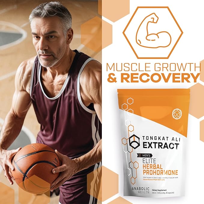 Yellow Tongkat Ali Extract (Eurycoma Longifolia) – Natural Testosterone & Vitality Support, Enhances Energy, Stamina, Muscle Growth & Performance – 80 Capsules