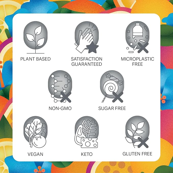 Zest Energy Tea - Blue Lady - High Caffeine Passion Fruit Black Tea Bags - Caffeinated Coffee Altnernative/Substitute - Natural, Non-GMO & Keto Friendly - Hot or Iced - 20Ct Pack - 150mg Caf