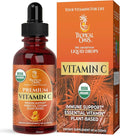 Tropical Oasis USDA Organic Liquid Vitamin C Drops for Adults & Kids | Supports Healthy Immune System | 98% Absorption Rate | Vegan | Non-GMO | Gluten Free | 60 Servings