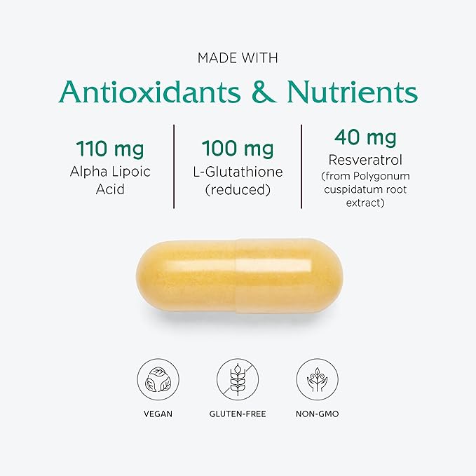 Vitanica Ovum A.M. - Egg Quality Support with Vitamin D3, Alpha Lipoic Acid & CoQ10 - Works Best with Ovum P.M. - Herbal Dietary Supplements - Lady - 30 Vegan Caps