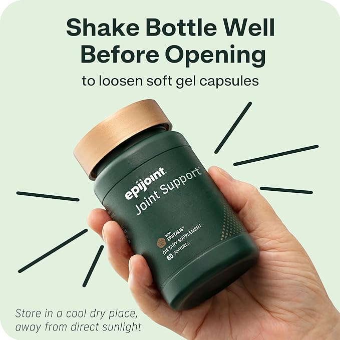 Joint Support – Supports Mobility & Osteoarthritis – May Help Reduce Inflammation with Patented Epiitalis – 60 Capsules