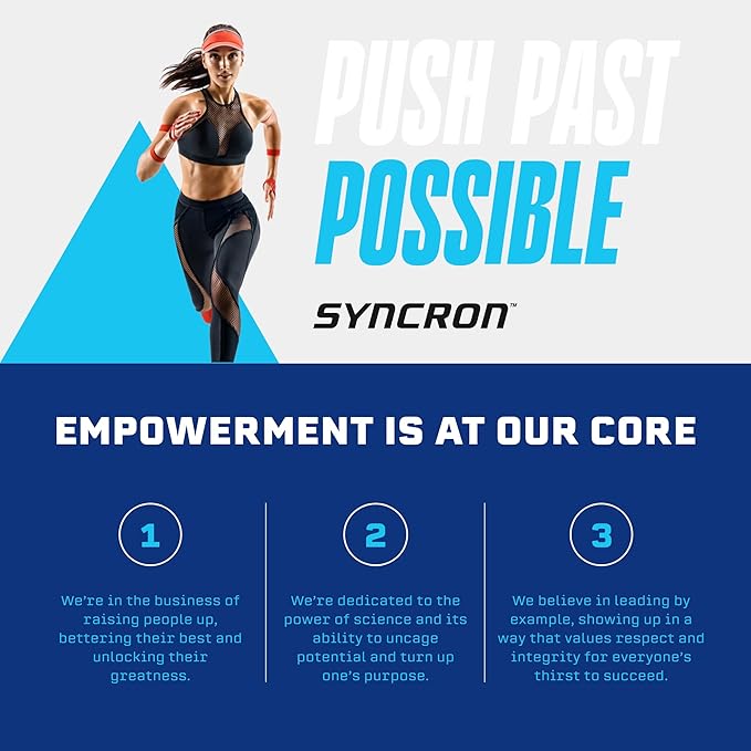 Syncron Post Workout Electrolyte Drink Endorsed by Shohei Ohtani, No Sugar, Aspartame or Artificial Sweeteners, Made with Real Fruit Juice, Taurine, L Arginine & BCAAs, Grapefruit, 6 Pack, 16 oz
