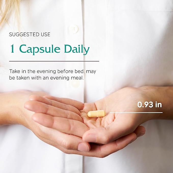 Vitanica Ovum P.M. - Egg Quality Support with Vitamin D3, Alpha Lipoic Acid & Melatonin - Works Best with Ovum A.M. - Herbal Dietary Supplement for Women's Health - Lady - 30 Vegan Caps