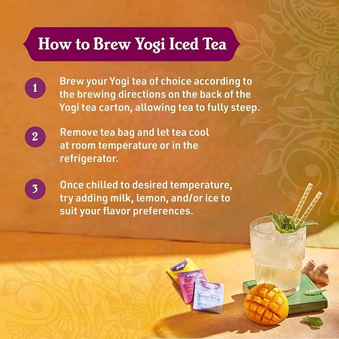 Yogi Tea Sweet Lemon Everyday Immune Tea - 16 Tea Bags per Pack (6 Packs) - Daily Immune Support Tea - Delicious Lemon Tea Bags - Includes Tulsi, Lemongrass, Rose Hip, Lemon Peel & More