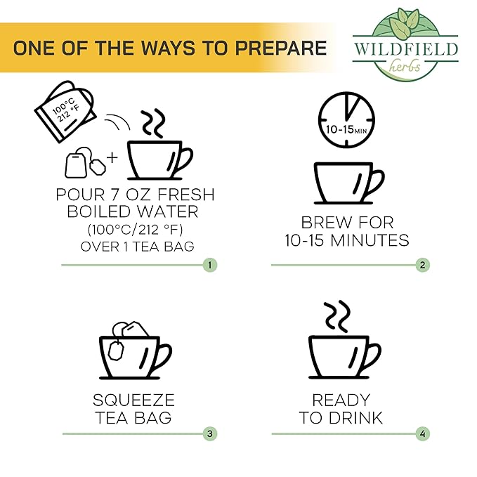 30 Bags Agrimony Herb Dried Cut Agrimony Flower Tea (Agrimonia Eupatoria L.) - 24 Count 2g Tea Bags Agrimonia Flor De Hierba De San Guillermo