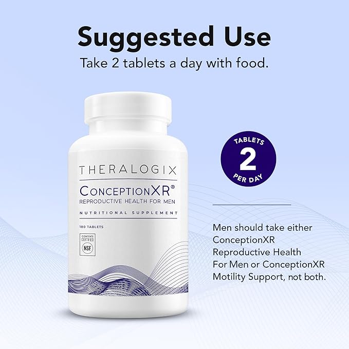 Theralogix ConceptionXR Reproductive Health Formula + NeoQ10 Bundle, 270 Count (Pack of 2)