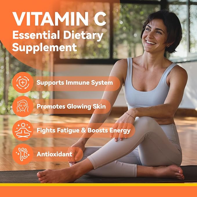 Zero Sugar Vitamin C Gummies 250 mg per Serving, Immune & Antioxidant Support, Natural Orange Flavor, 150 Count, 75 Day Supply, Sugar-Free, Vegetarian Gummies, No Artificial Sweeteners or Flavors