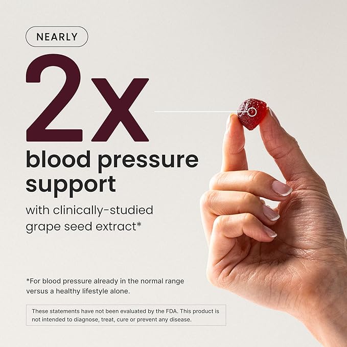 HumanN SuperBeets Heart Gummies Advanced - CoQ10 150 mg Plus Beet Root Powder & Grape Seed Extract, SuperBeets Gummy, 60 Count