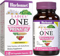 BlueBonnet Nutrition Ladies’ One Prenatal Whole Food-Based Multiple, Daily Nutrition*, Prenatal & Postnatal Health*, Non-GMO, Kosher, Gluten-Free, Soy-Free, 30 Vegetable Capsules, 30 Servings