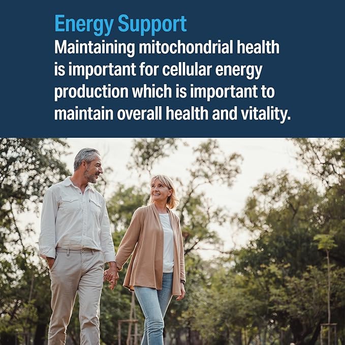 – Advanced Mitochondrial Formula Support Supplement, Healthy Aging, Repair, Energy Optimizer with CoQ10, PQQ, Alpha Lipoic Acid, Gluten Free, Vegan, Non GMO (60 Tablets)
