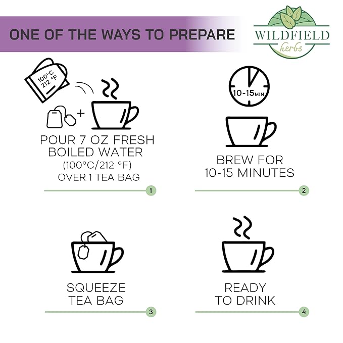 100 Bags Milk Thistle Tea Herb Dried Cardo Mariano Herbal (Silybum Marianum) - 100 Count 1.5g Tea Bags Dry Milk Thistle Herb Cardo De Leche