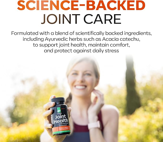 Daiwa Joint Health - Tendon and Ligament Supplements with Chinese Skullcap and Acacia Catechu - Traditional Plant-Based Formula for Active Lifestyles - Non-GMO, 30 Vegetarian Capsules