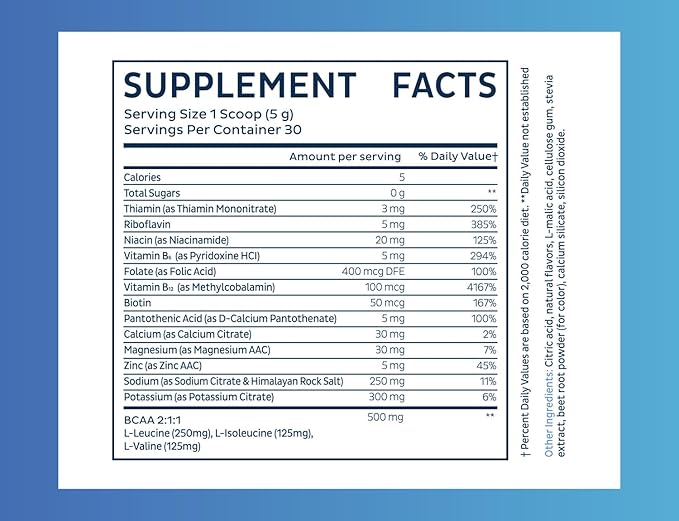 Zeal Electrolyte Powder - 90 Servings | Keto Electrolytes Powder | Zero Sugar, BCAAs, B-Vitamins | Potassium, Zinc, Magnesium | Hydration Powder Recovery Drink | Strawberry Vanilla