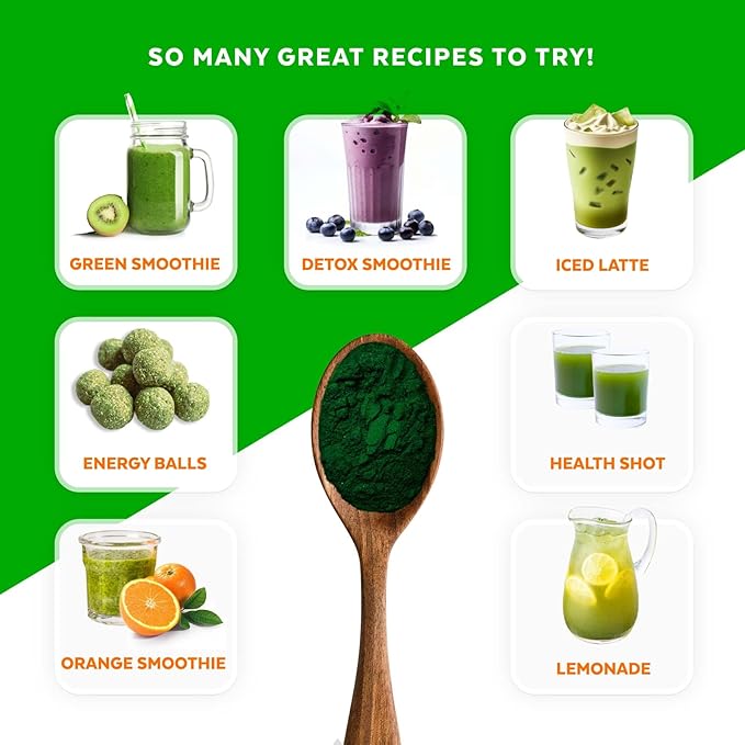 Numami Organic Barley Grass Juice Powder, Grown in USA, Pure Raw and Water Soluble, Add to Your Smoothie or Drink as a Juice