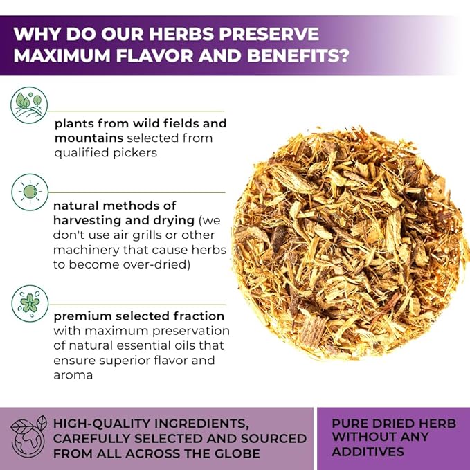 50 Bags Licorice Root Tea Liqorish Root Tea Herb (Glycyrrhiza Glabra) - 50 Count 1.5g Bags Licorice Roots Raiz De Regaliz