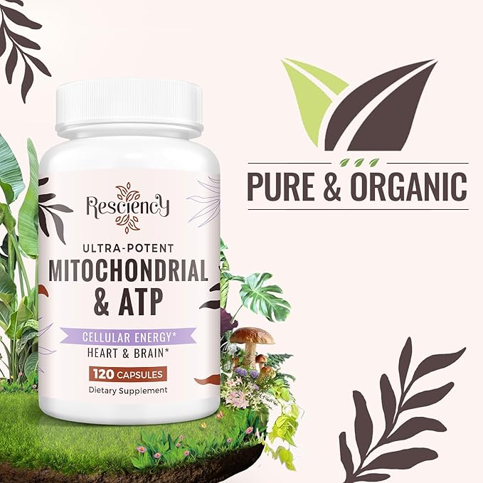 2326 MG Mitochondrial Supplements with ATP, Vitamins, CoQ10 & PQQ, More Effective Than Creatine HMB & Nitric Oxide, Energy, Endurance, Strength, Recovery & Muscle, Organic, 720 Capsules