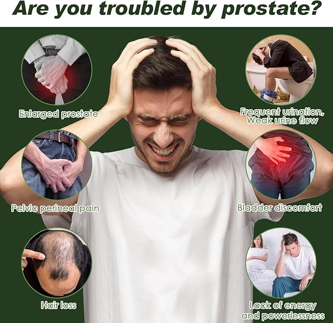 2Pack Organic Saw Palmetto - Prostate Health Supplements for Men with Ashwagandha Root, Stinging Nettle, Pumpkin Seed, Prostate Defend Propnietary Blend, DHT Blocker, 240 Count