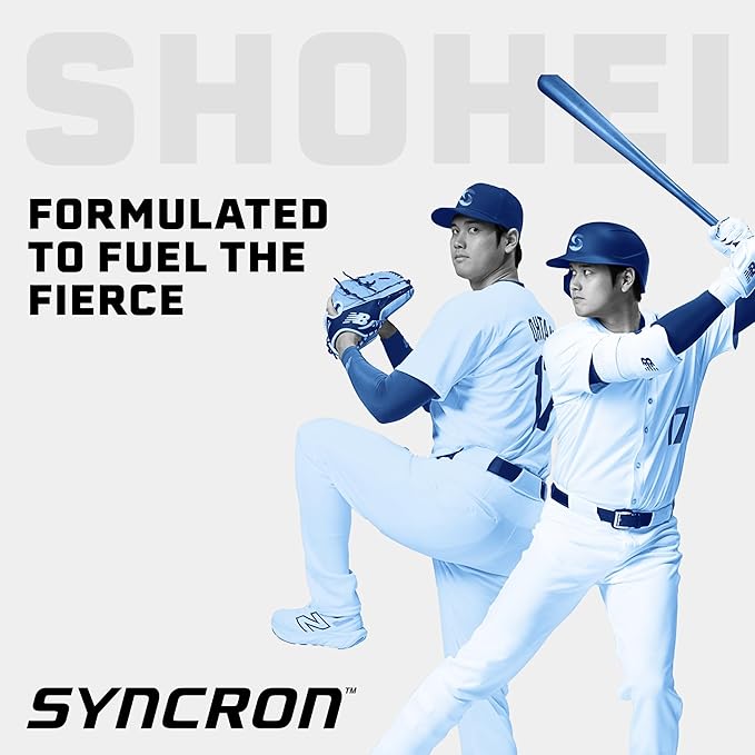 Syncron Post Workout Electrolyte Drink Endorsed by Shohei Ohtani, No Sugar, Aspartame or Artificial Sweeteners, Made with Real Fruit Juice, Taurine, L Arginine & BCAAs, Watermelon Kiwi, 6 Pack, 16 oz