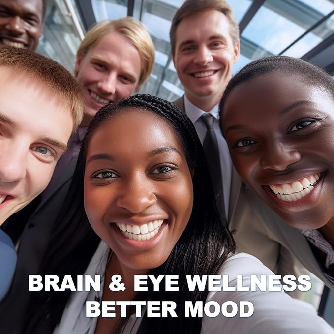 10-in-1 Vegan Omega-3 Gummies 1500mg with DHA 600mg, EPA 400mg, Phytosterols, Turmeric, CoQ10, Phosphatidylserine, Monk Fruit, Algae Omega 3 Supplement Fish Oil Alternative for Adults & Teens - 60 Cts