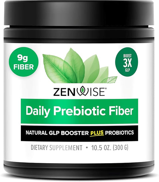 Zenwise Health ZenGLP-1, Natural GLP-1 with Metabolic Probiotics to Help Control Hunger & Cravings and Support Digestive Health - GLP-1 Supplement Support for Women & Men - 30-Day Serving
