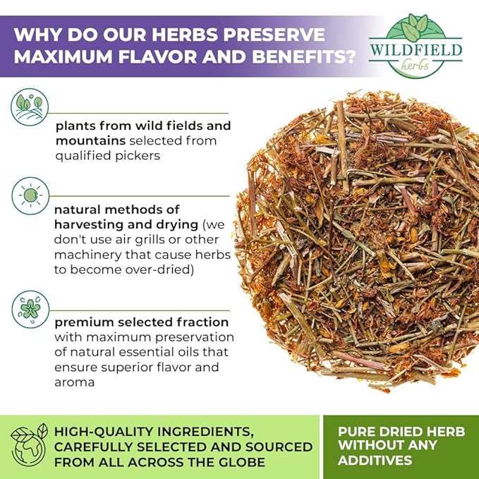 4 oz. St Johns Wort Herb Herbal Tea (Hypericum) - 113g Hierba De San Juan Herb Tea