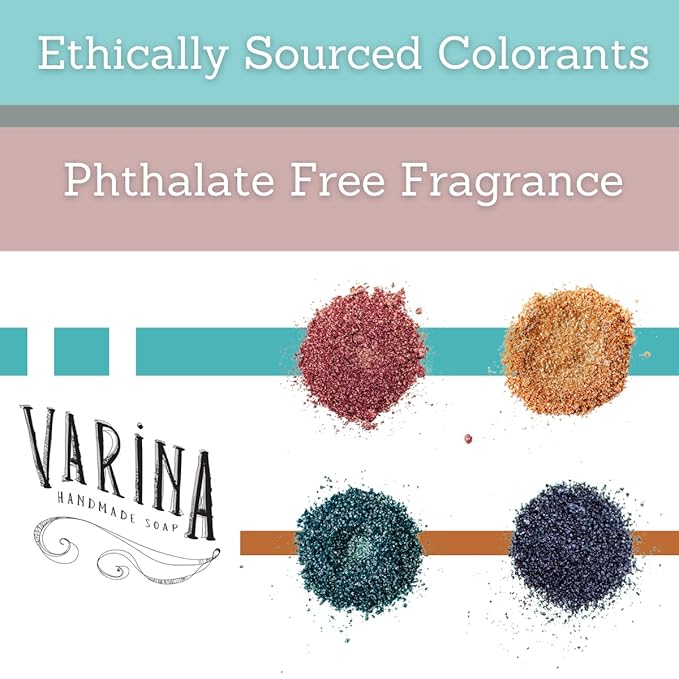 Varina Natural Carnival Variety Bar Soap - Gentle Cleansing for Sensitive Skin, Sweet and Vanilla - 5 Pack