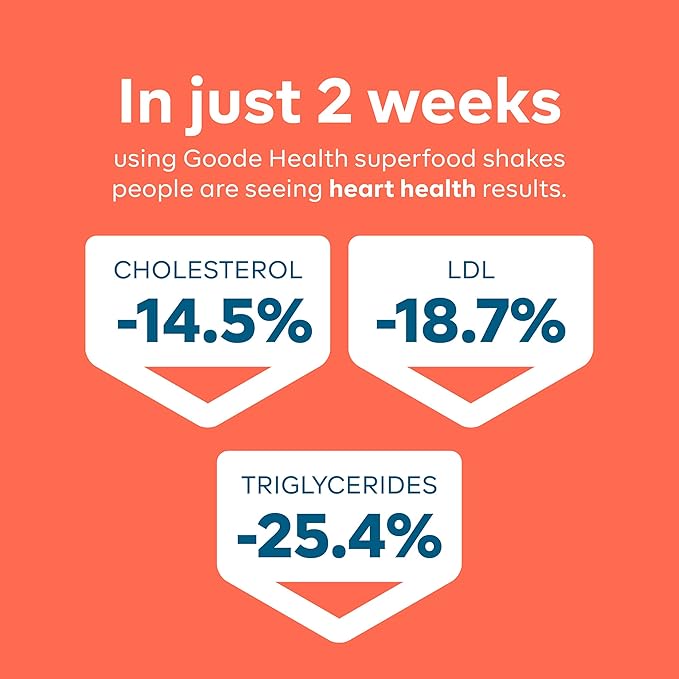 Goode Health Meal Replacement Shake, Vanilla Spice - 15g Plant-Based Vegan Protein Powder - High Fiber Meal Replacement Shake - Dairy Free, Gluten Free, Zero Sugar - GLP-1 Friendly