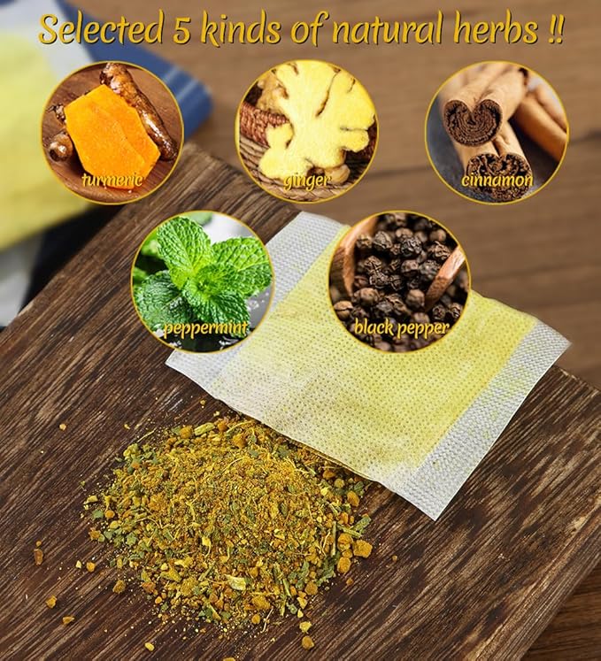 60 Premium Anti-Inflammaherb Tea Bags, Made with 100% Natural Herb Ingredients, Turmeric, Ginger, Ceylon Cinnamon, Peppermint, Black Pepper, No Additives & Caffeine Free.
