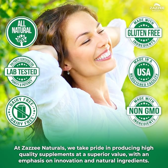 Zazzee High Potency CLA 3600, 180 Softgels, 3600 mg per Serving, Conjugated Linoleic Acid from Safflower Oil, Concentrated and Standardized, 60 Day Supply, Non-GMO and Made in The USA