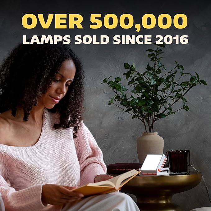 Circadian Optics Lumos 2.0 Bright Light Therapy Desk Lamp | As Seen On Shark Tank | Ultra Powerful 10,000 LUX Brightness | 5500K Color Mimics Noon Day Sun | Improve Your Mood, Sleep, Energy & Focus