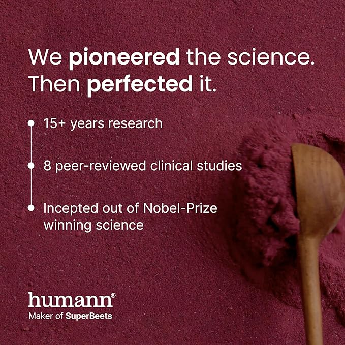 HumanN SuperBeets Heart Chews, Nitric Oxide and Blood Pressure Support, Grape Seed Extract & Non-GMO Beet Root Powder Energy, Pomegranate Berry Flavor, 120 Count