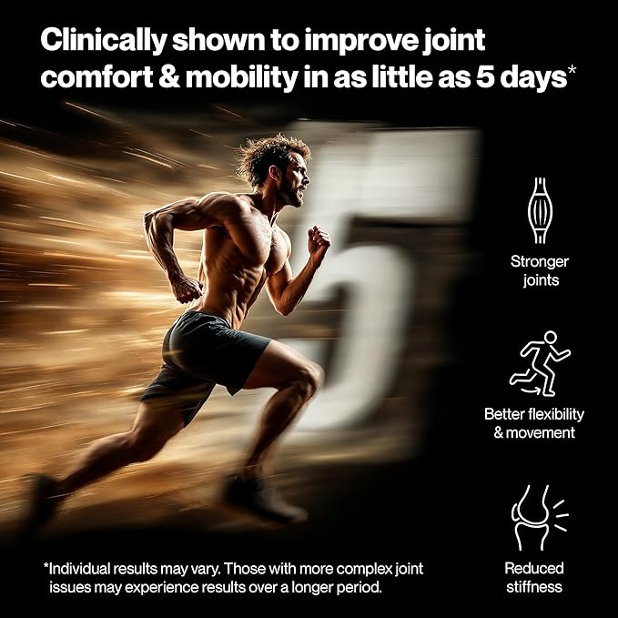 Collagen Repair Joint Support Supplement - Boswellia, Turmeric, Hyaluronic Acid, EGCG, and Undenatured Collagen for Joint Maintenance and Repair - 60 Capsules