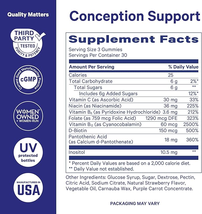 Blue Stork Fertility Supplement Gummies for Men - Male Prenatal Vitamins, Conception Support for Him - Reproductive Health, Hormonal Balance & Motility - 90 Count