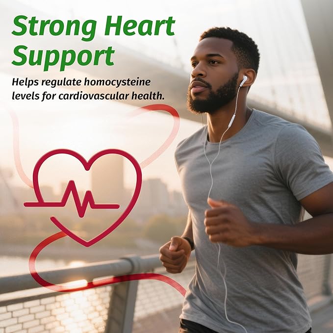 Vitamin B Complex – Methylated B Vitamins for Energy, Brain & Metabolism Support | BioActive B Complex Vitamins for Women & Men with Methyl Folate (5-MTHF) & Methyl B12 – 60 Count