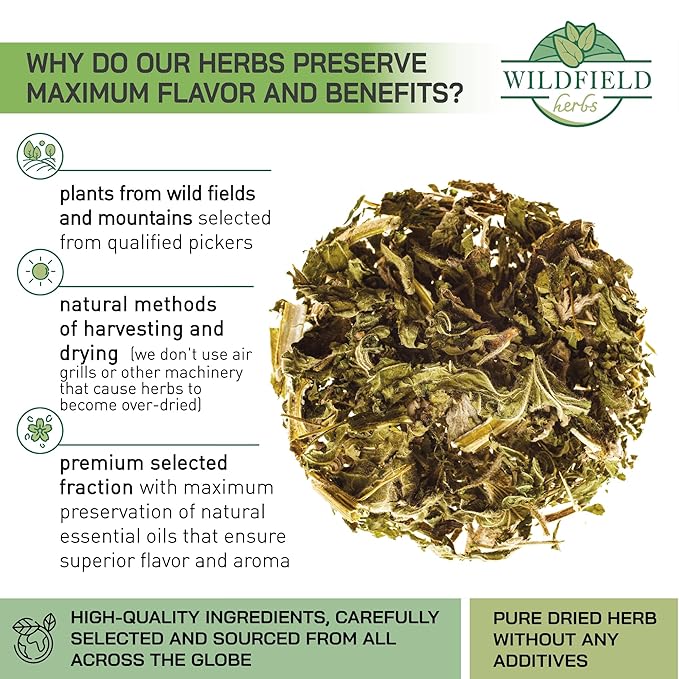 4 oz. Motherwort Tea Dried Motherwort Herb Tea (Leonurus Cardiaca) - 113g Leonurus Cardiaca (Cola De León)