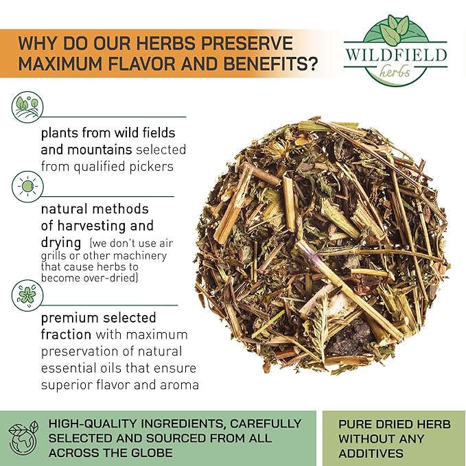 24 Bags Dried Marigold Bur Marigold Herb Tea Marygold Tea (Bidens Tripartita L.) - 24 Count 2 g Bags 100% Chereda Bur-Marigold Cáñamo Acuático