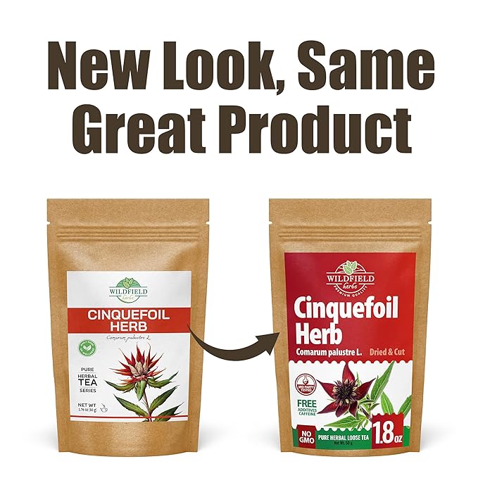 1.8 oz Cinquefoil Herb Dried Five Finger Grass Herb Potentilla Palustris Tea (Comarum Palustre L.) - 50g Sabelnik Herbal Tea