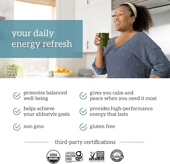 Organifi Green Juice and Red Juice Bundle - 30 Day Supply - Delicious, Refreshing Organic Superfood Supplement Powder With Antioxidants for Energy and Stress Relief Support - No GMO, Gluten, or Soy