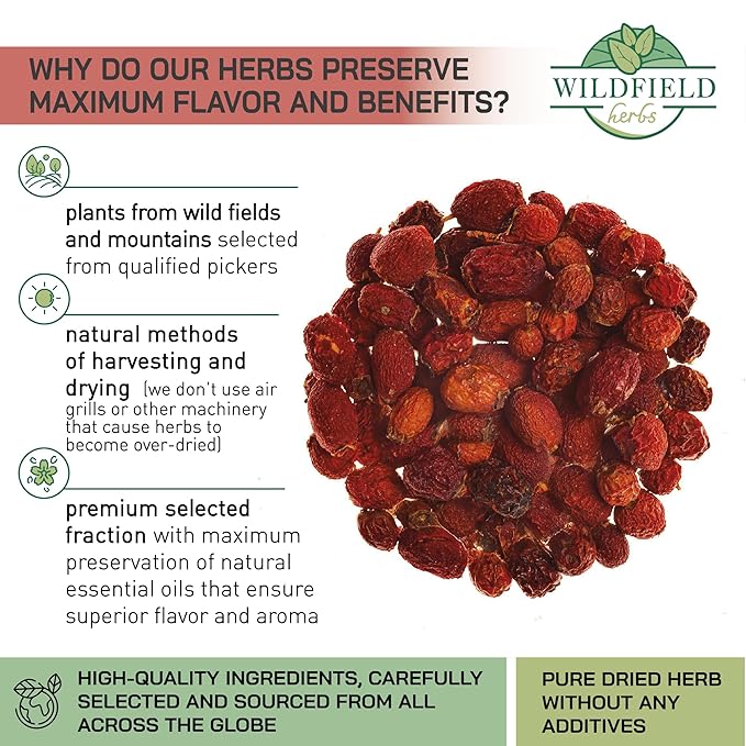 16 oz. Hawthorn Berry Herb Tea Espino blanco (Crataegus L.) - 453g Hawthorn Berry Tea