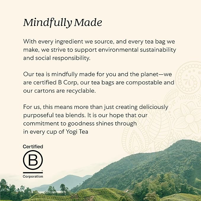 Yogi Tea Sweet Lemon Everyday Immune Tea - 16 Tea Bags per Pack (6 Packs) - Daily Immune Support Tea - Delicious Lemon Tea Bags - Includes Tulsi, Lemongrass, Rose Hip, Lemon Peel & More